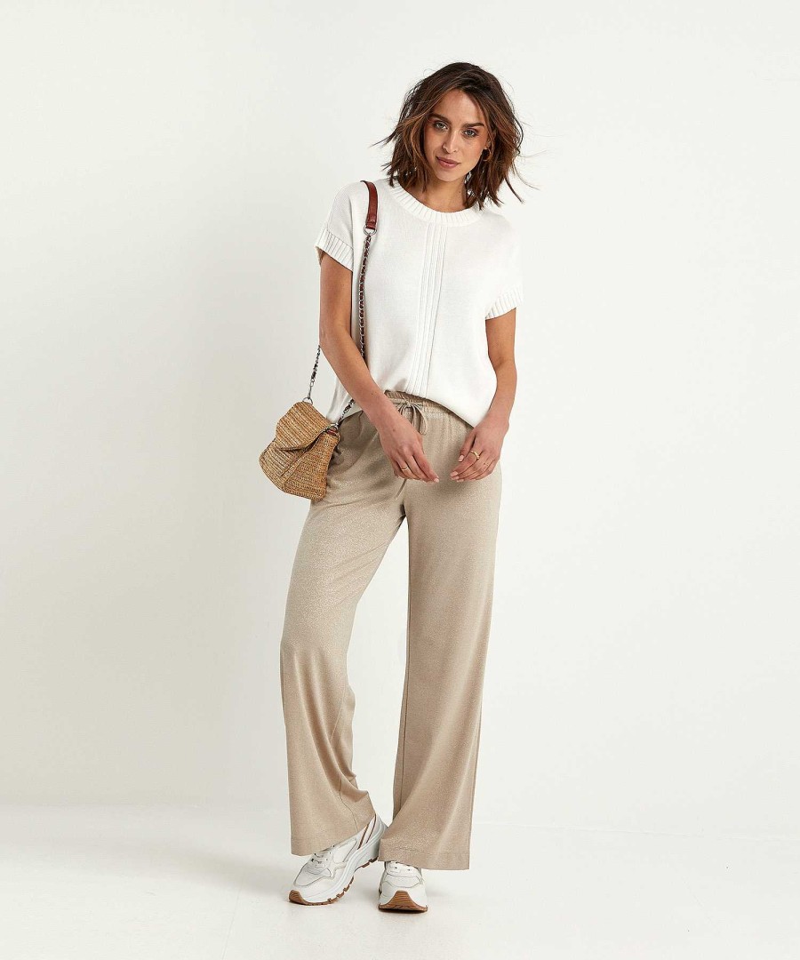 No Man's Land No Man'S Land Trousers With Lurex Clearance