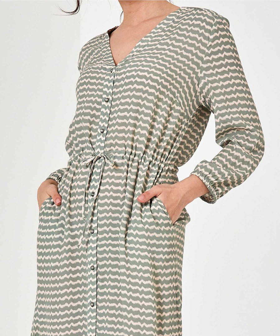 Moscow Moscow Dress Zigzag Print Winner Online