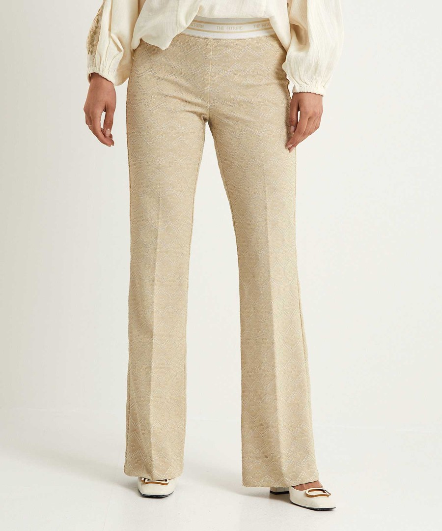 Cambio Cambio Flared Pants Lace Lurex Francis Clearance