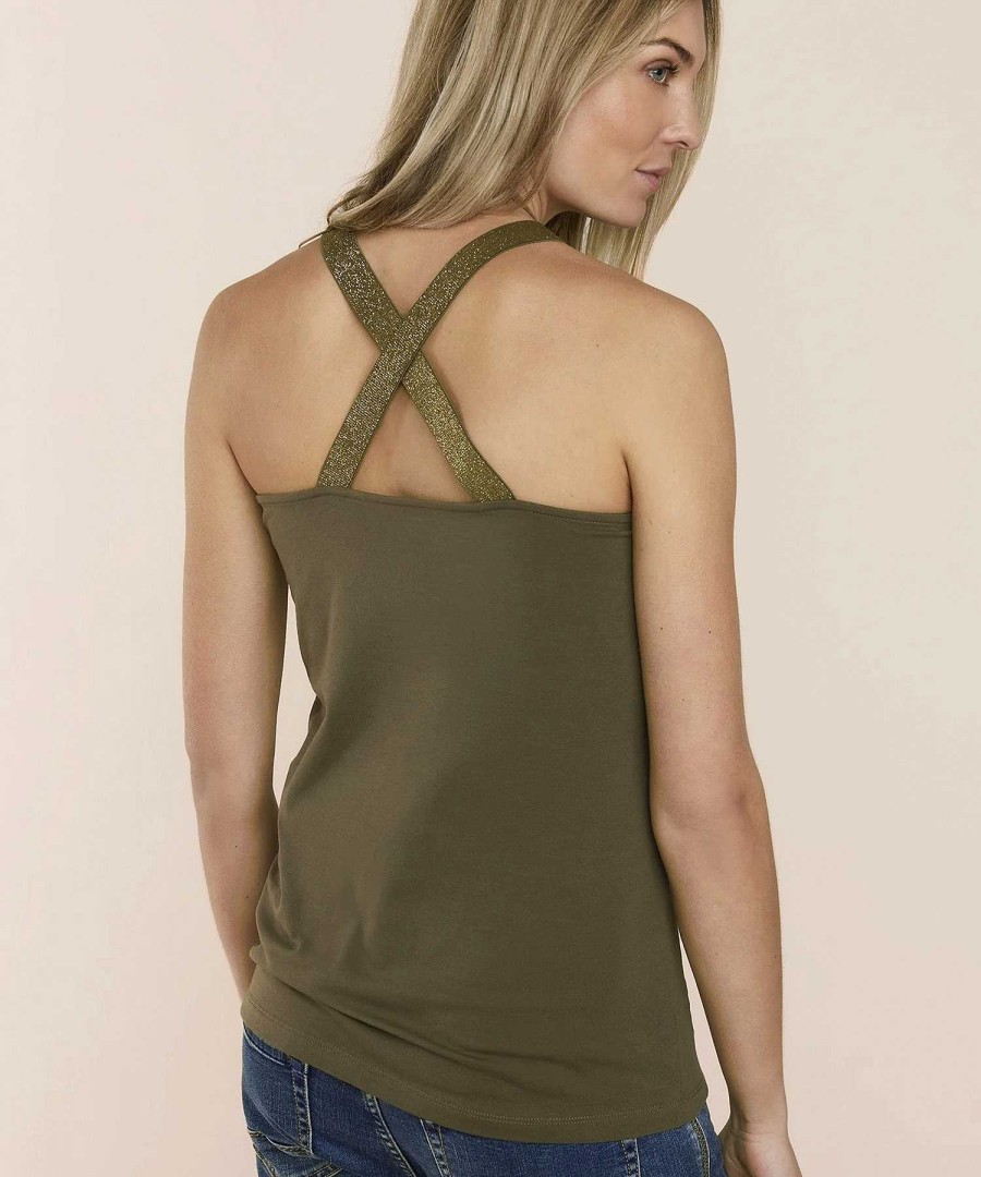 Summum Summum Camisole Crossband Lurex Hot