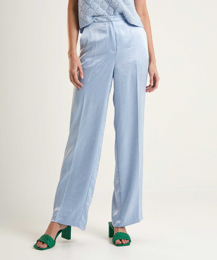 Marc Cain Collections Marc Cain Silky Wide Leg Pants Wukari New