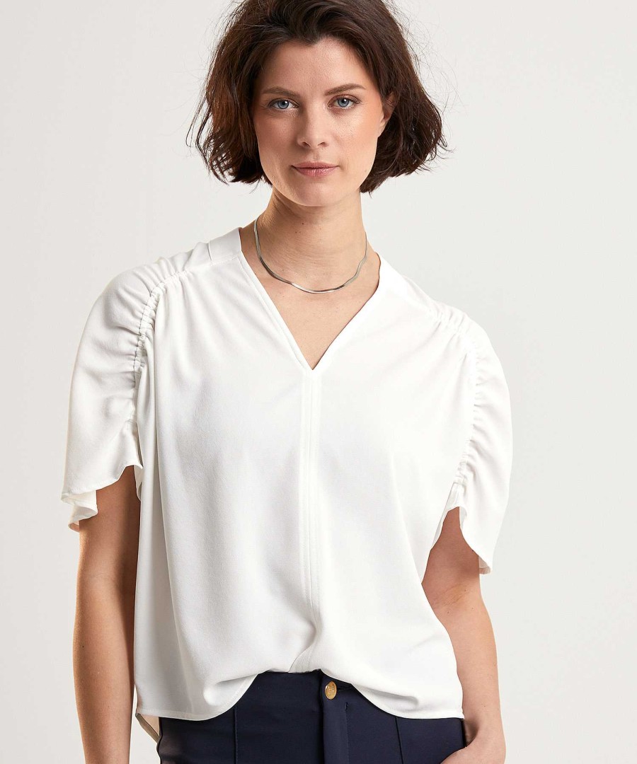 Caroline Biss Caroline Biss Blouse Smock Shoulder Best