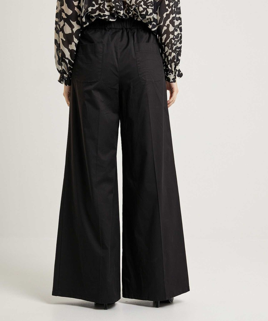 Caroline Biss Caroline Biss Wide Leg Poplin Pants Online
